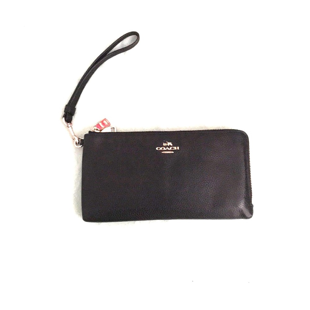 Black Coach wristlet